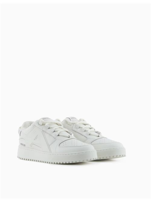 MAXI PATCH EA SNEAKERS EMPORIO ARMANI | EM003670.AF19554U0011 OFF WHITE